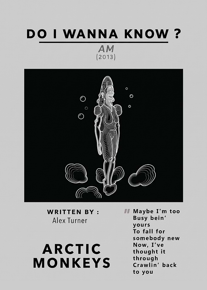 Arctic Monkeys Do I Wanna Know Poster