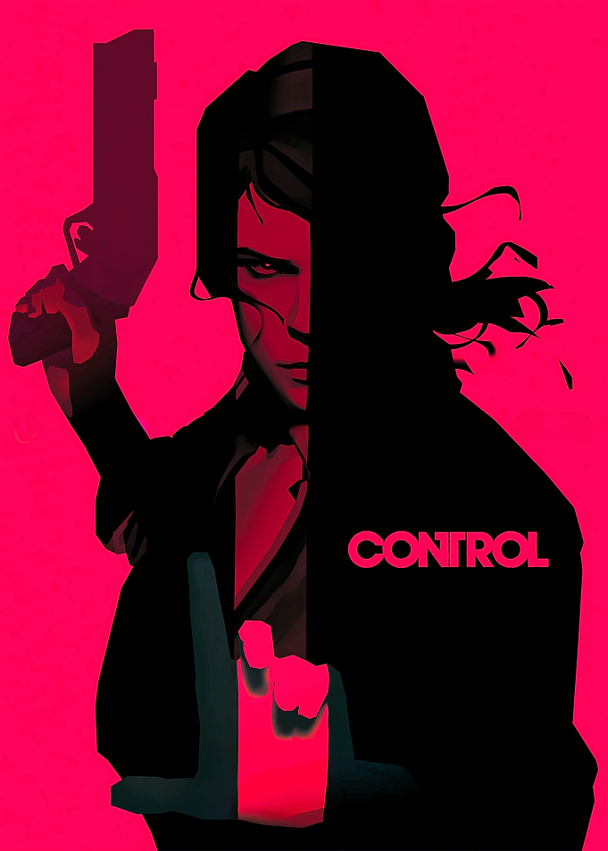 Control Jesse Faden Minimalist Poster