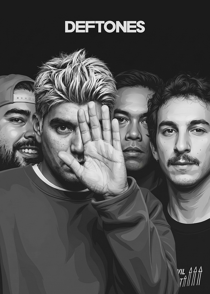 Deftones Band Members Portrait Poster