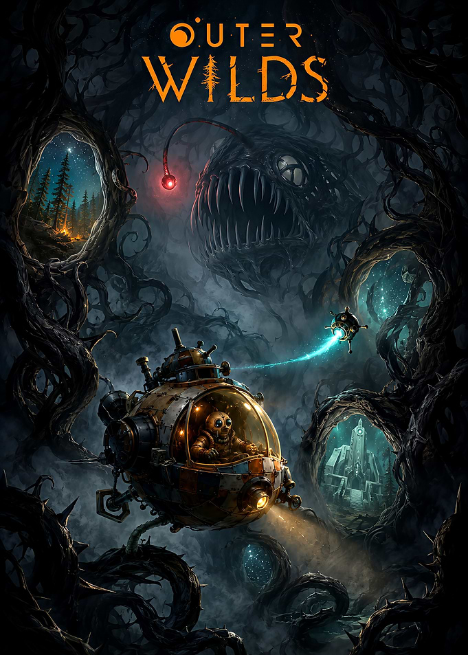 Outer Wilds Dark Bramble Exploration