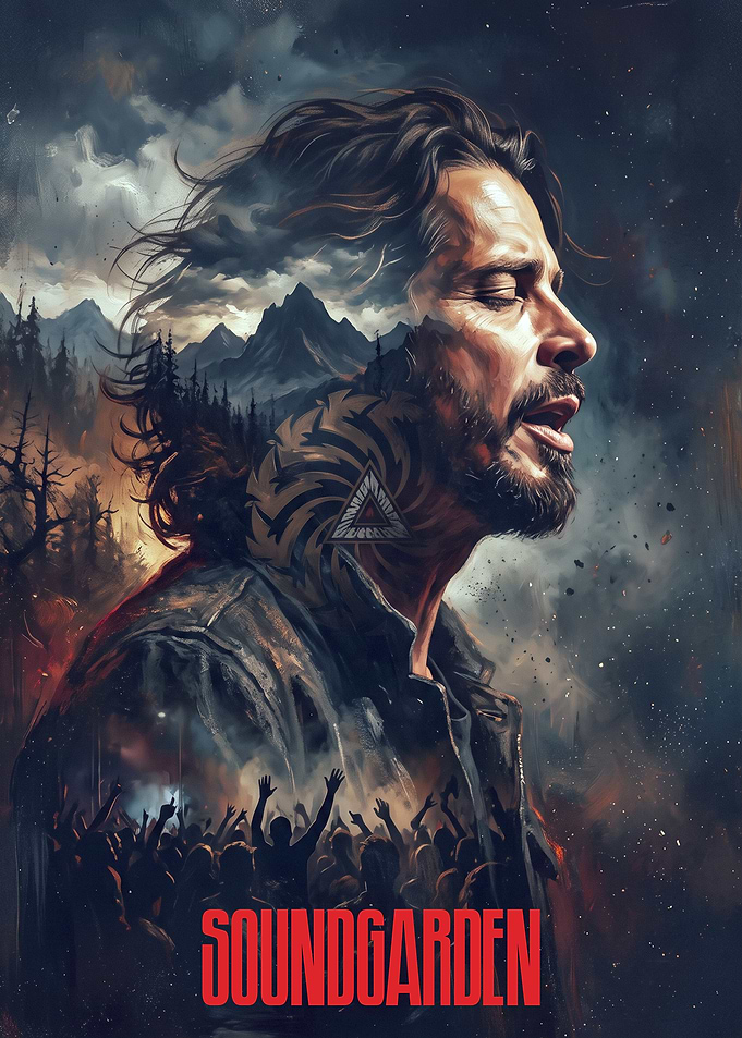 Chris Cornell Soundgarden Tribute Poster
