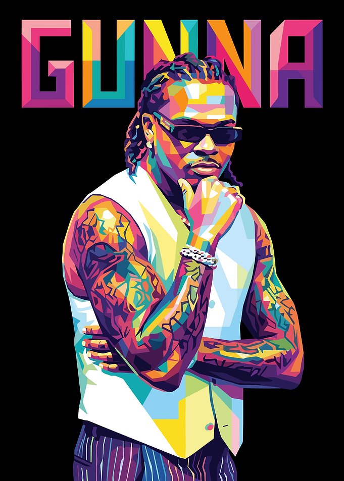 Gunna Pop Art Portrait