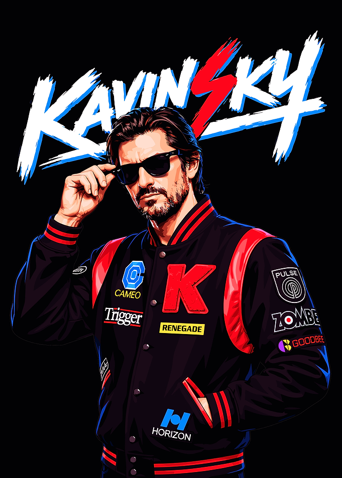 Kavinsky Digital Art Portrait