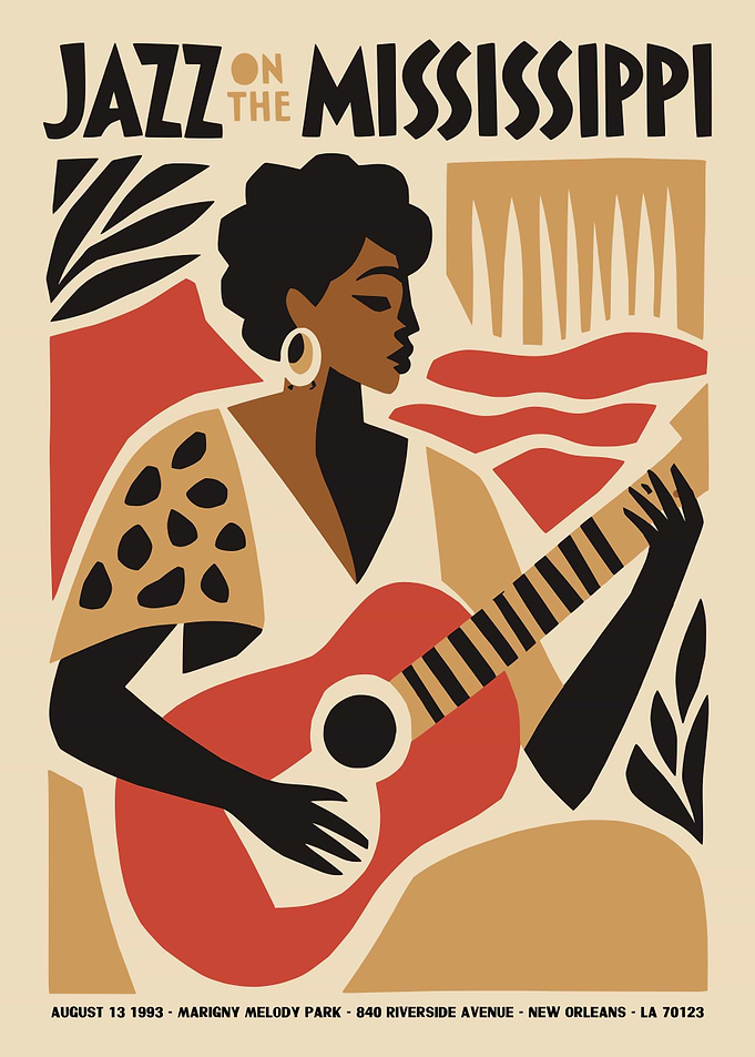 Jazz on the Mississippi Poster