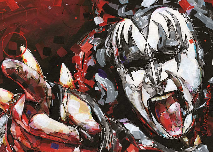 Gene Simmons KISS Rock Portrait