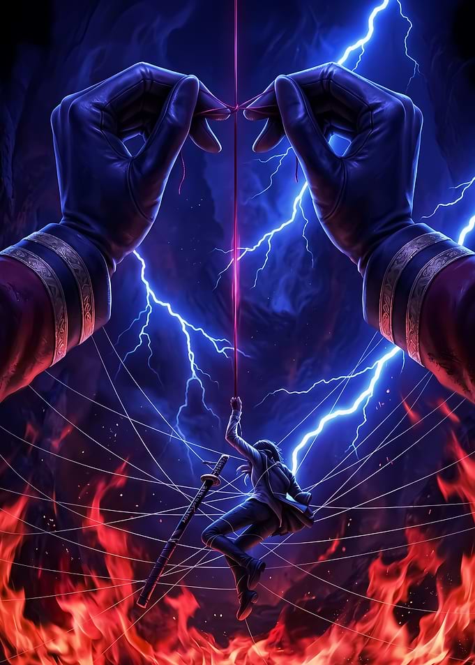 Limbus Company Puppeteer Controlling Warrior with Strings