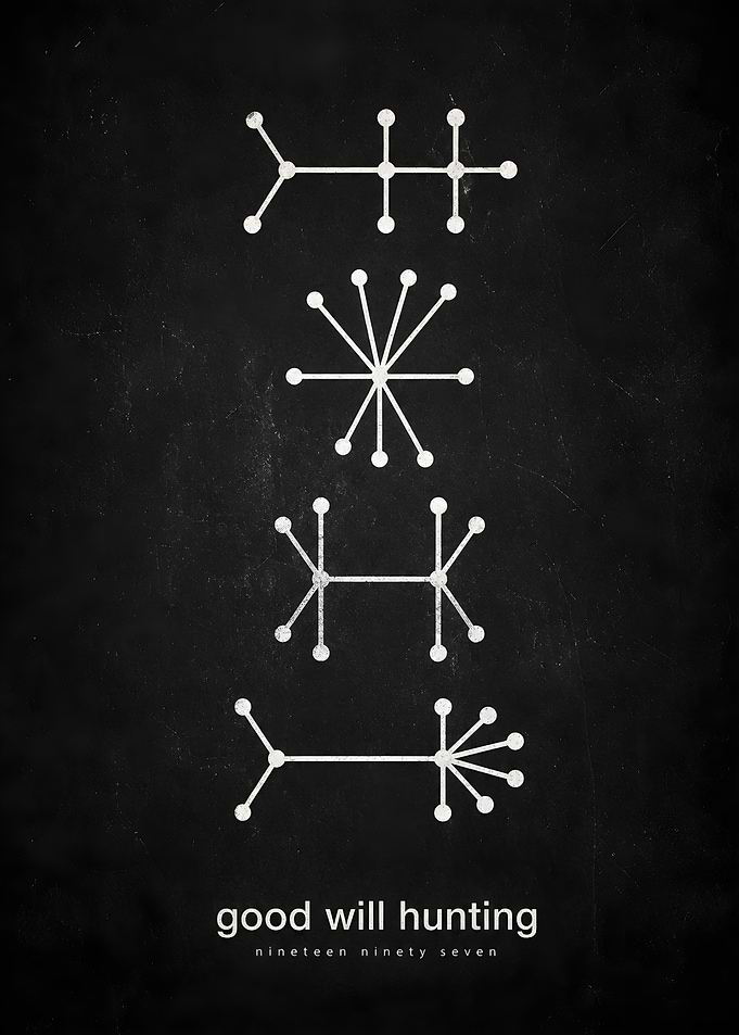 Good Will Hunting Minimalist Movie Poster