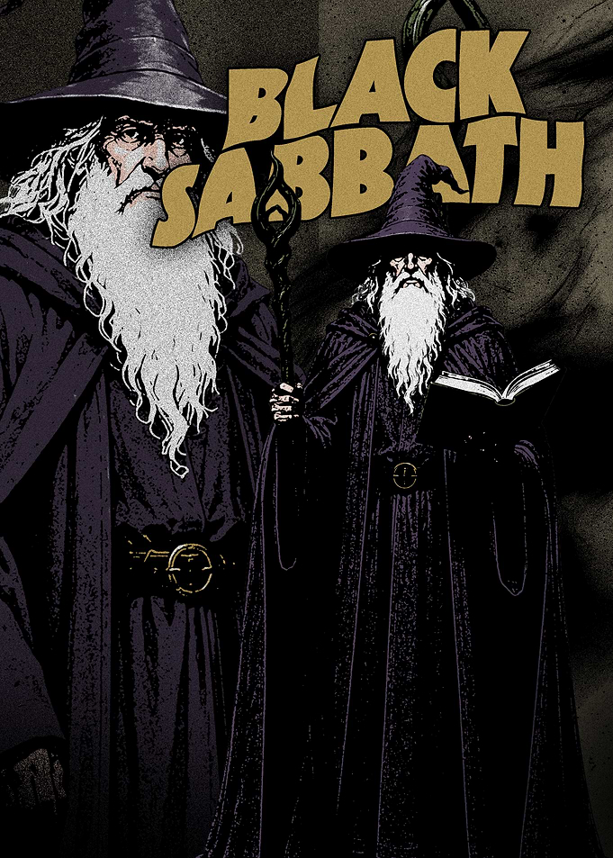 Black Sabbath Wizard Poster