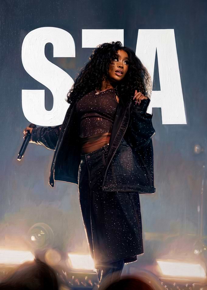 SZA Musician Poster