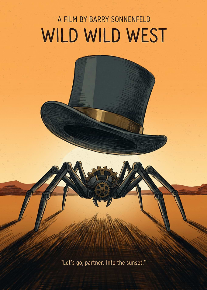 Wild Wild West Sci Fi Comedy Steampunk Spider