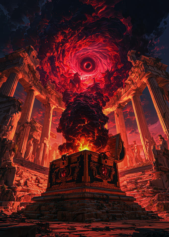 Pandora's Box Unleashed in Ancient Ruins