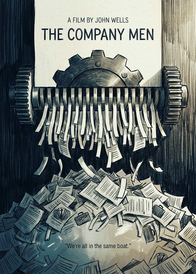The Company Men Drama Paper Shredder Gears