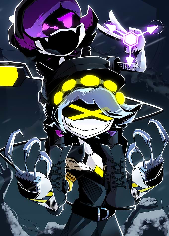 Uzi and N from Murder Drones