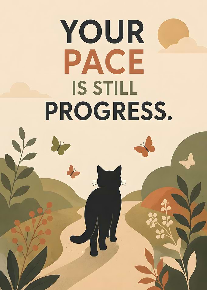 Your Pace Is Still Progress Poster