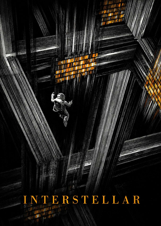 Interstellar Tesseract Movie Poster