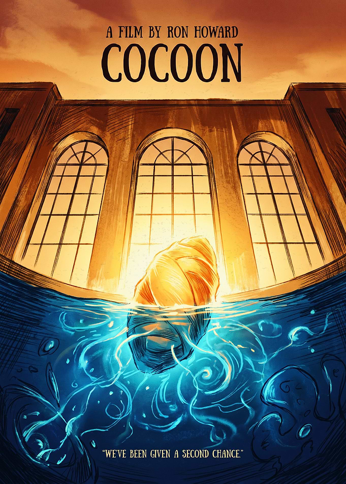 Cocoon Sci Fi Fantasy Glowing Alien Pod Water