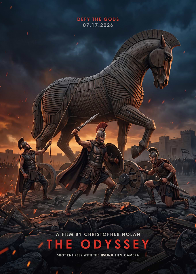 The Odyssey Christopher Nolan Movie Poster