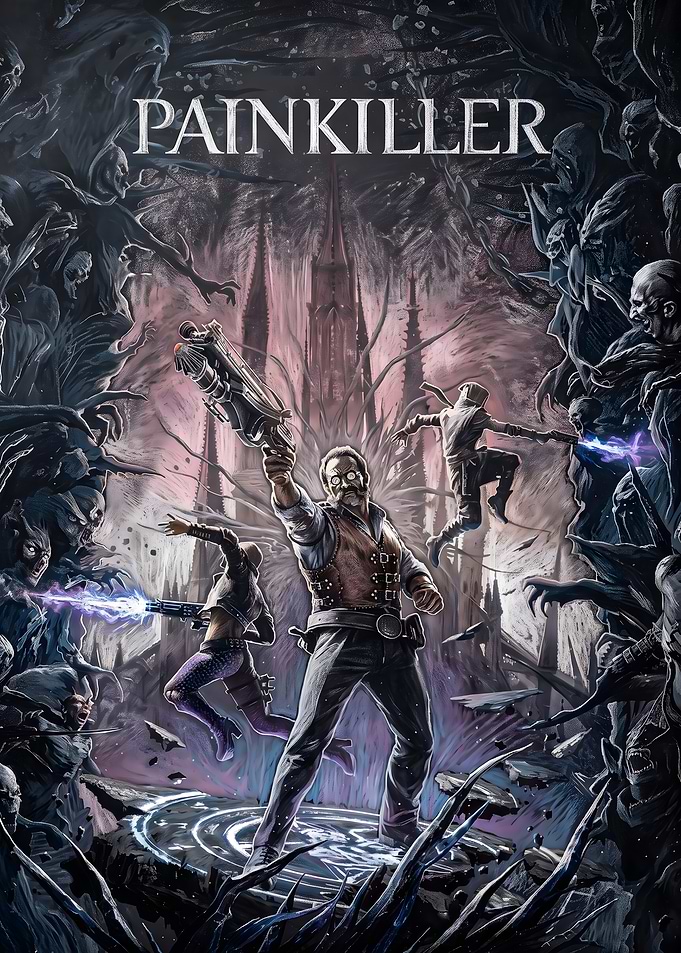 Painkiller Video Game Poster Art