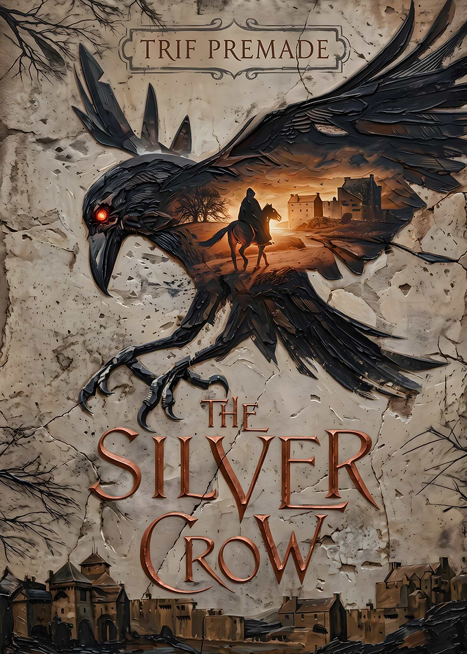 The Silver Crow Fantasy Book Cover