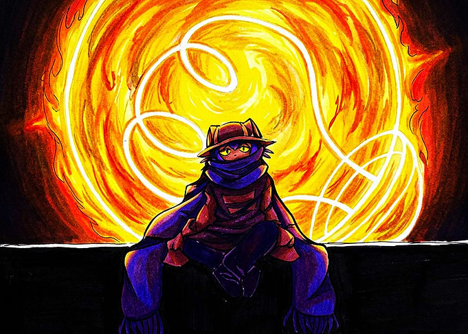 Niko from OneShot before the sun