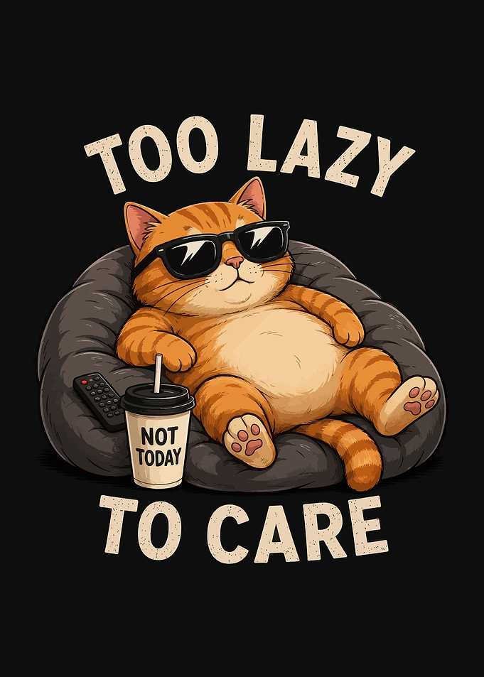 Lazy Orange Cat Relaxing