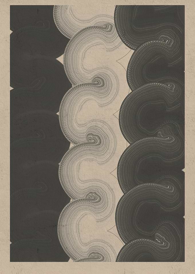 Abstract Wavy Line Pattern