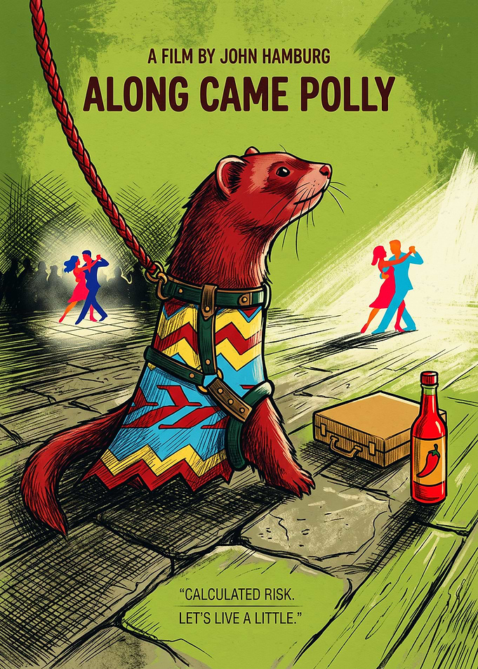 Along Came Polly Ferret In Sweater Hot Sauce