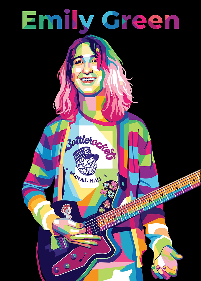 Emily Green Pop Art Portrait