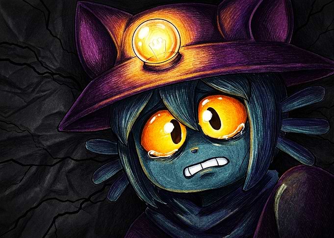 Niko from OneShot Crying