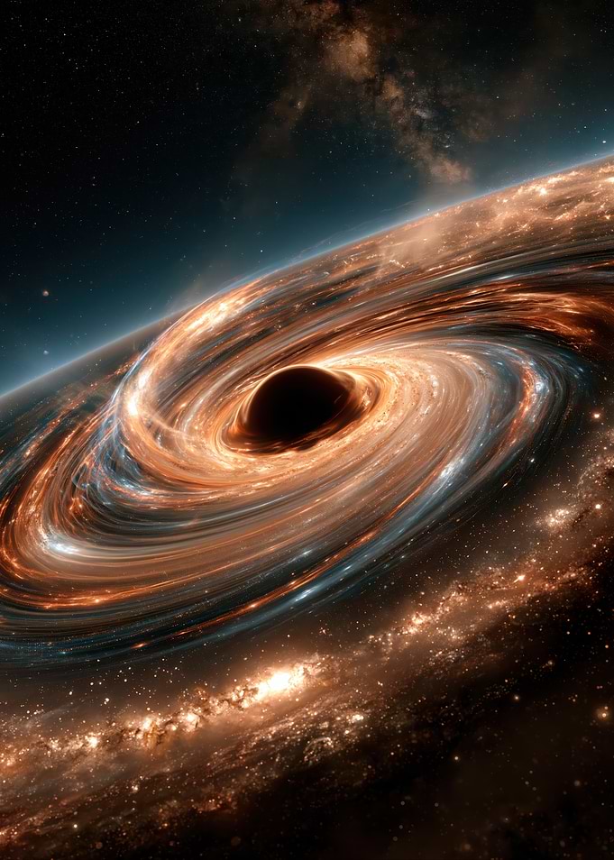 Stunning Black Hole Accretion Disk