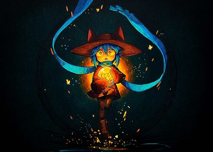 Niko from OneShot holding the sun