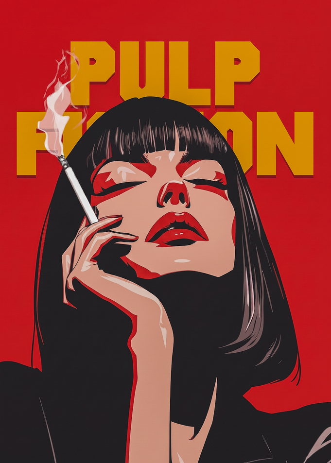 Pulp Fiction Mia Wallace Poster