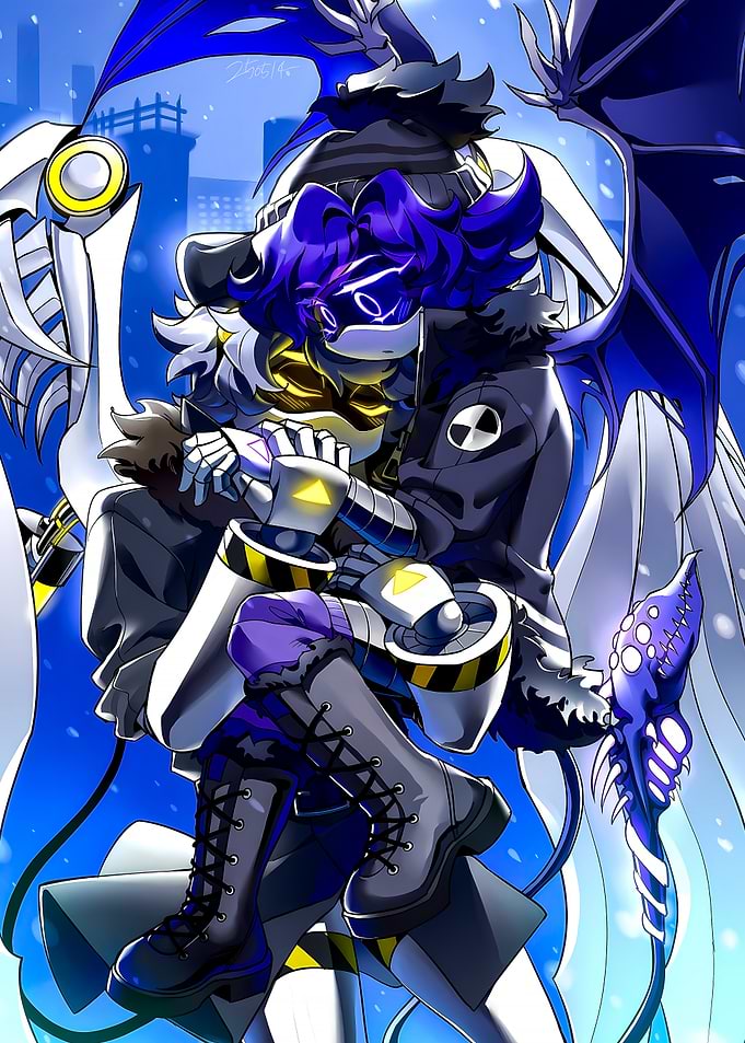 Uzi and N from Murder Drones
