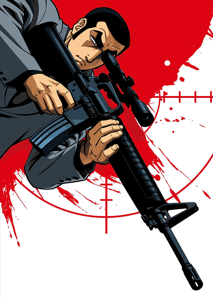 Golgo 13 Sniper Illustration