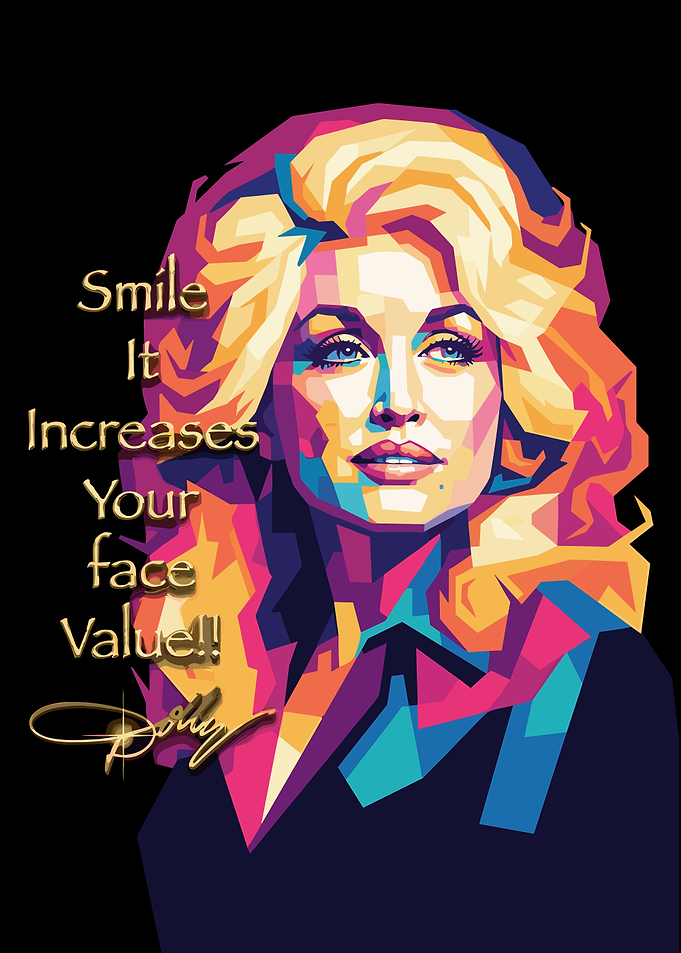 Dolly Parton Pop Art Portrait