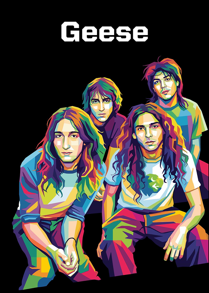 Geese Band Pop Art Portrait
