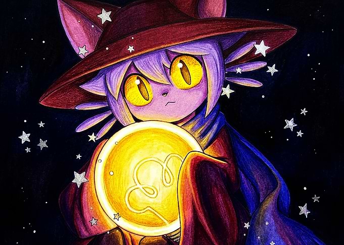 Niko from OneShot holding the lightbulb
