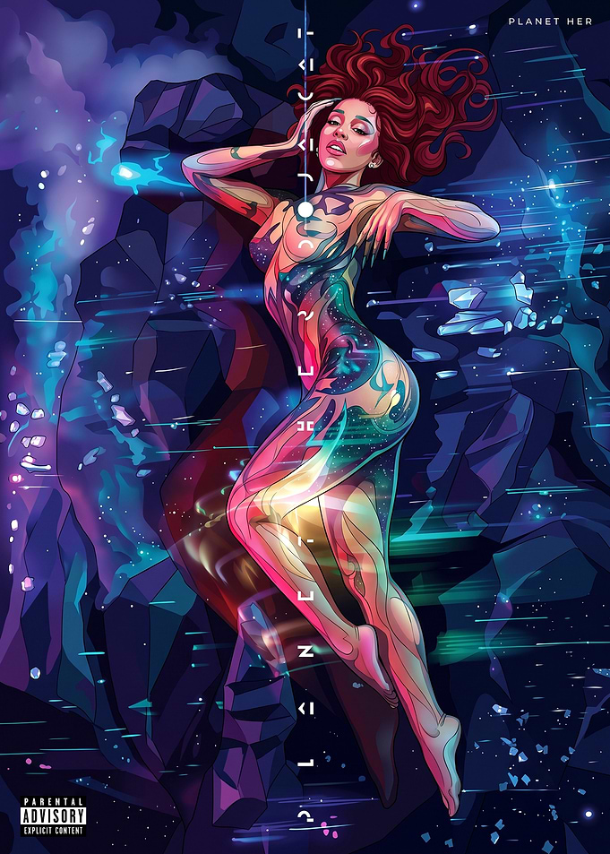Doja Cat Planet Her Album Cover