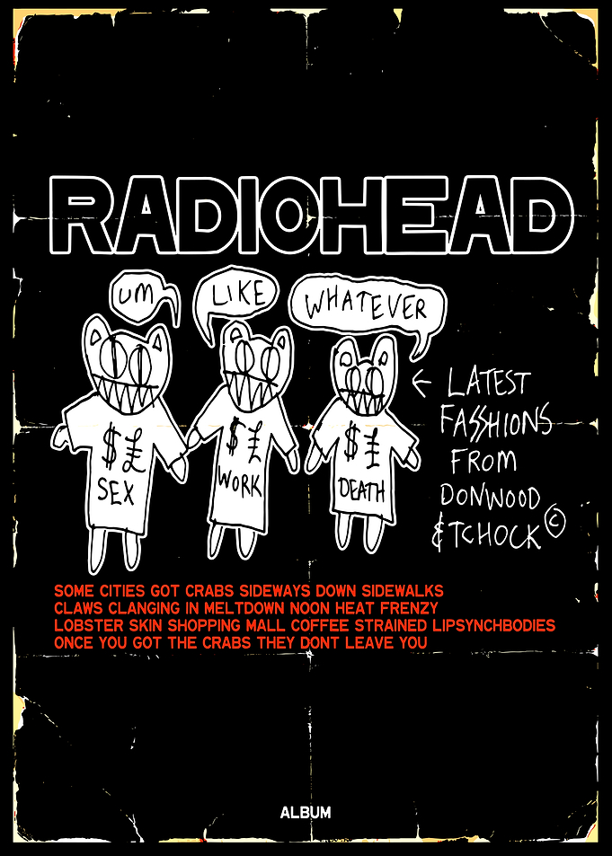 Radiohead Latest Fashions Poster