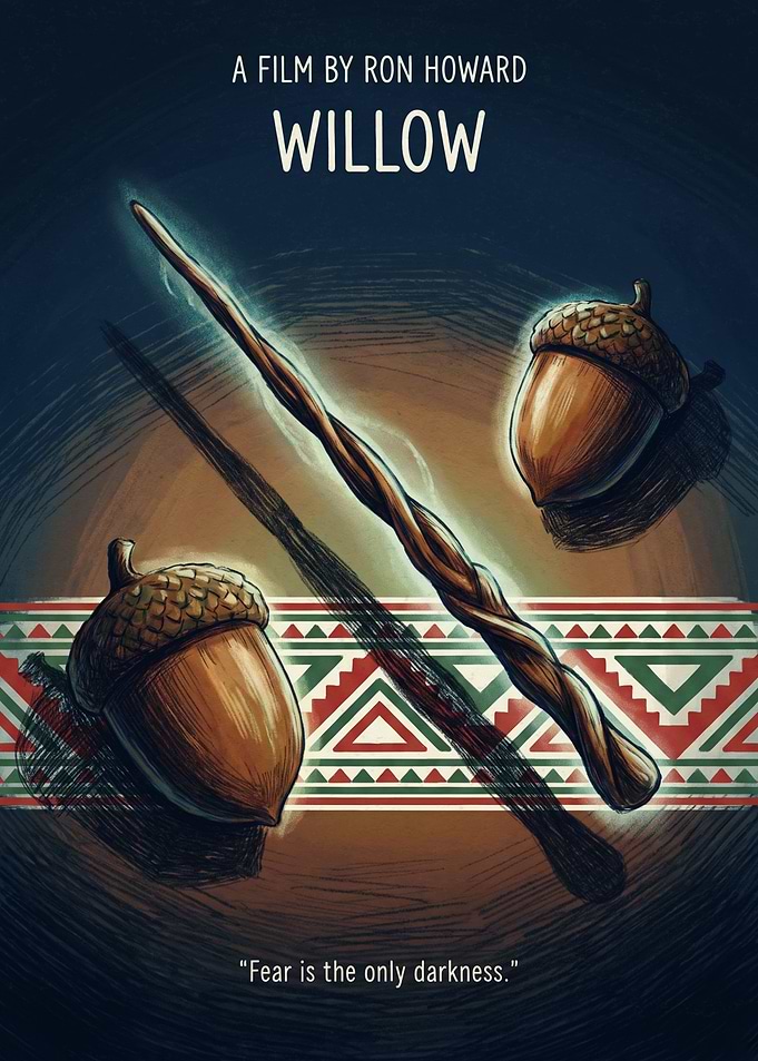 Willow Classic Fantasy Adventure Magic Wand Acorns