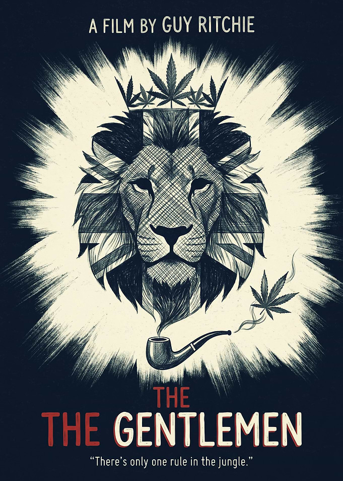 The Gentlemen British Crime Comedy Crowned Lion Pipe