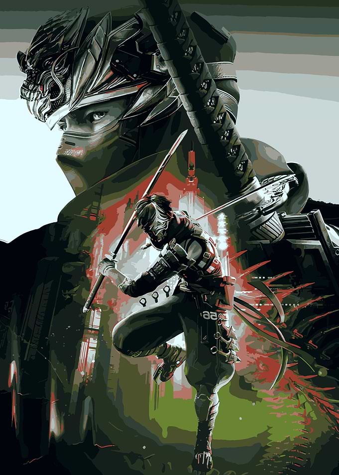 Ninja Warrior Digital Art