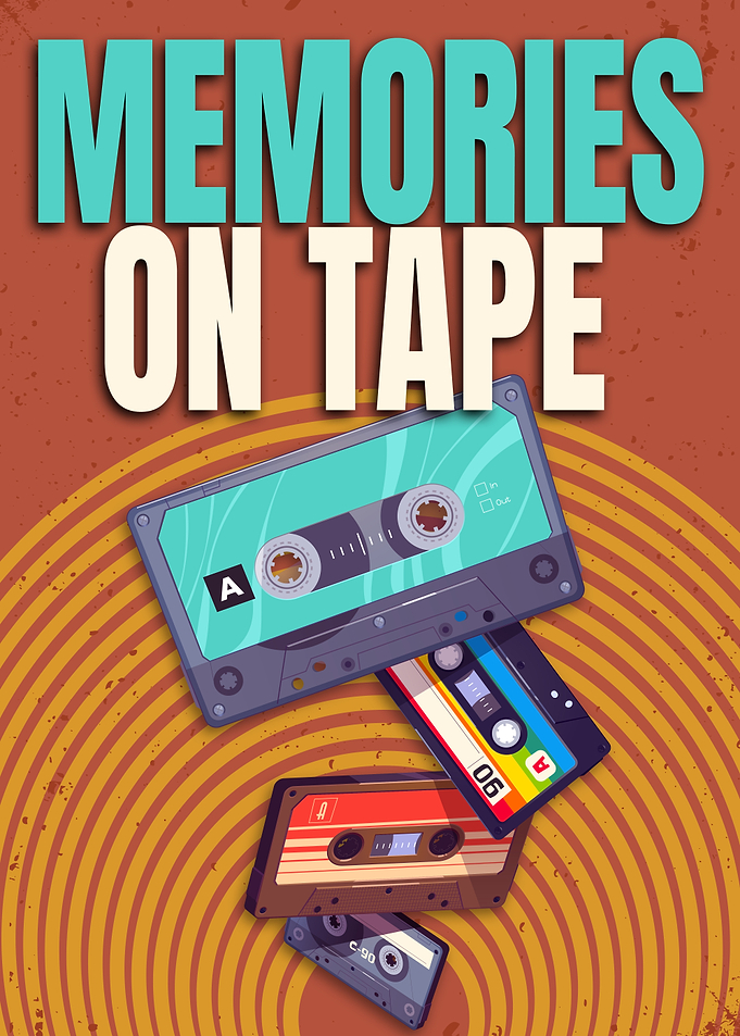 Memories on Tape Retro Poster