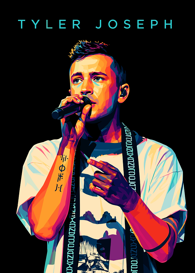 Tyler Joseph Pop Art Portrait