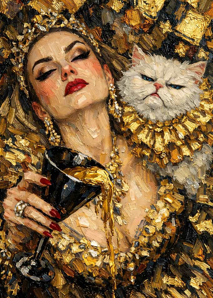 Woman with Grumpy Cat