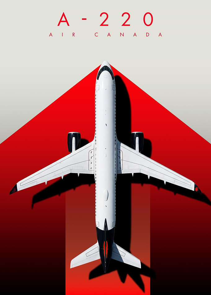 Air Canada A220 Maple Jet