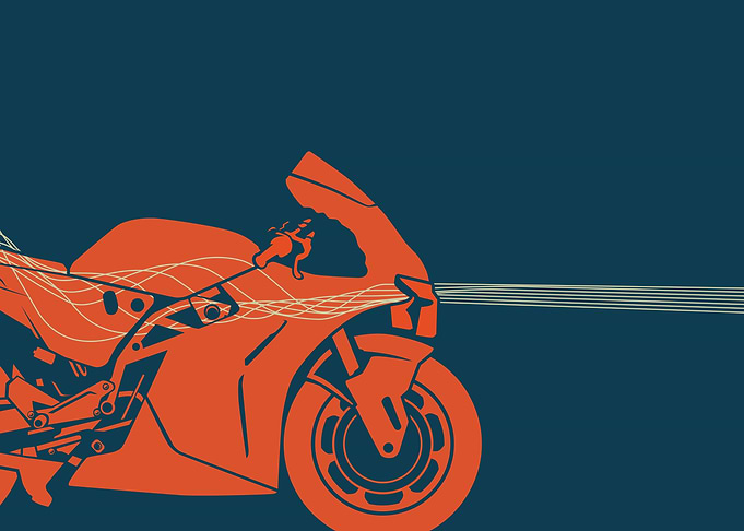 Minimalist Sport bike