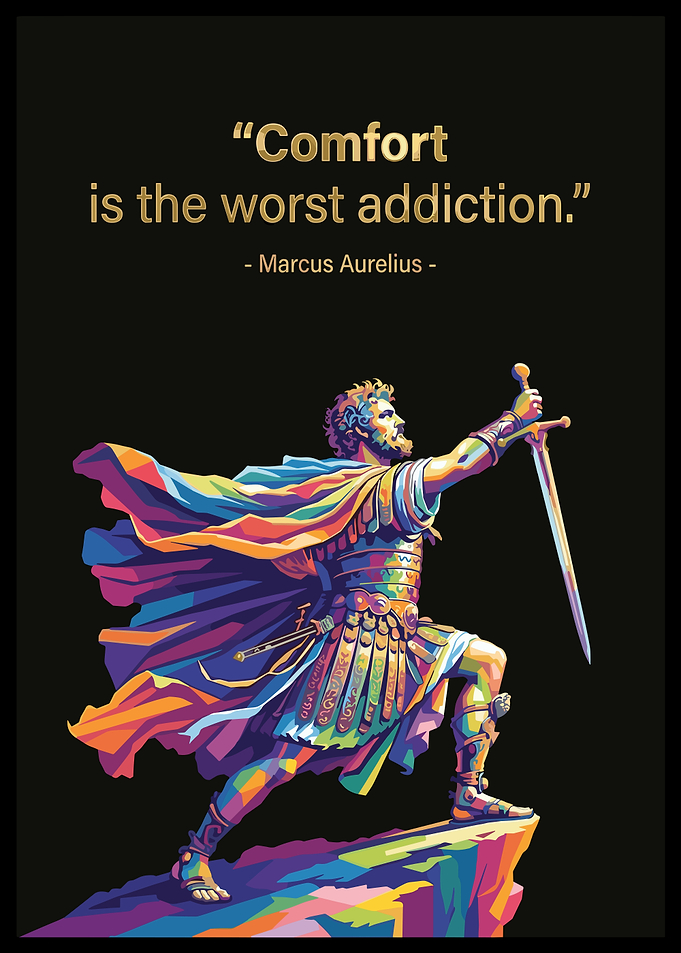 Marcus Aurelius Inspirational Quote Poster