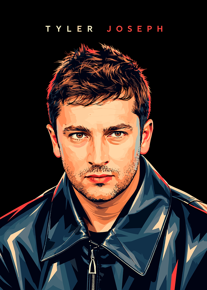 Tyler Joseph Vector Portrait