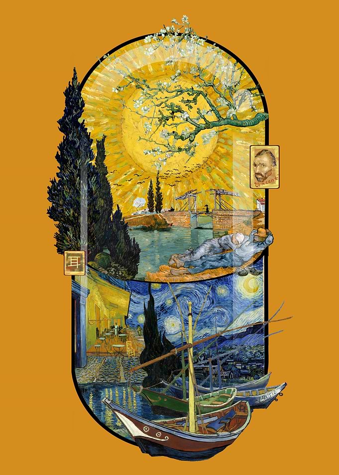 Vincent van Gogh Art Collage
